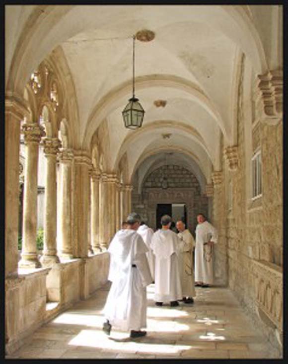 Brothers in the cloister