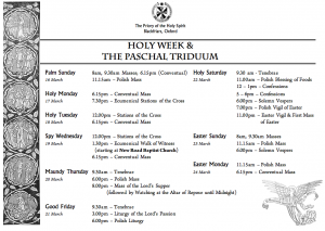 Holy Week & Triduum at Blackfriars