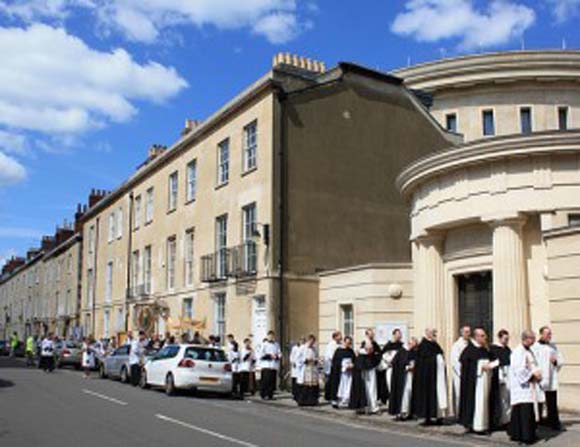 Procession on St John's Street