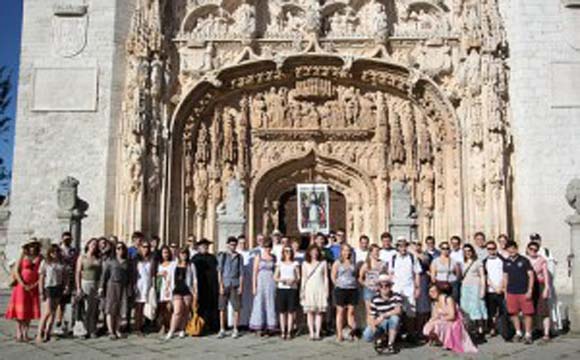 Outside San Pablo in Valladolid