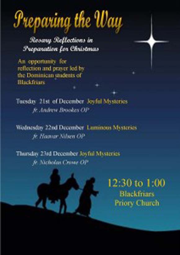 Rosary Reflections in Christmas Week