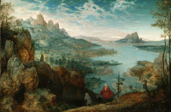 Advent Art: Landscape with the Flight into Egypt, by Pieter Bruegel