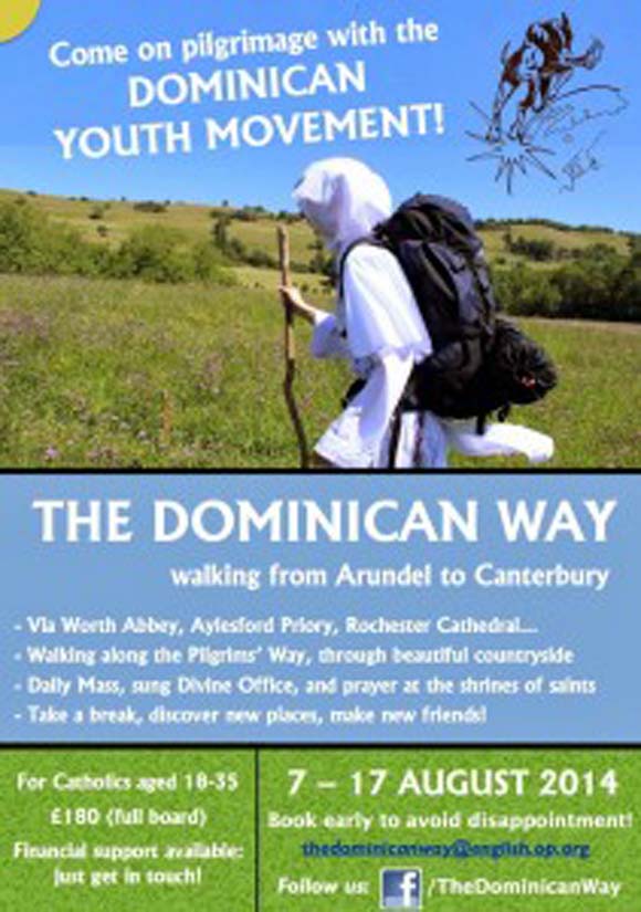 Come on pilgrimage with the Dominican Youth Movement!