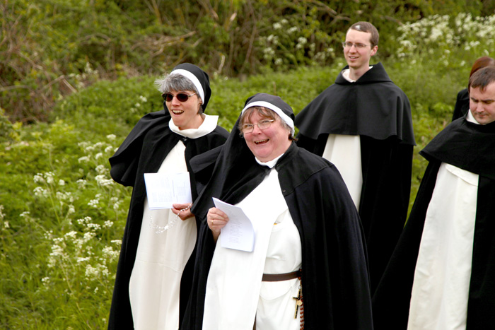 Dominicans walking the holy mile