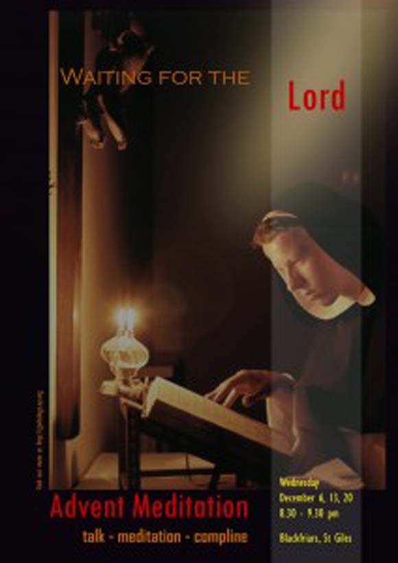 Advent Talks and Compline in Blackfriars