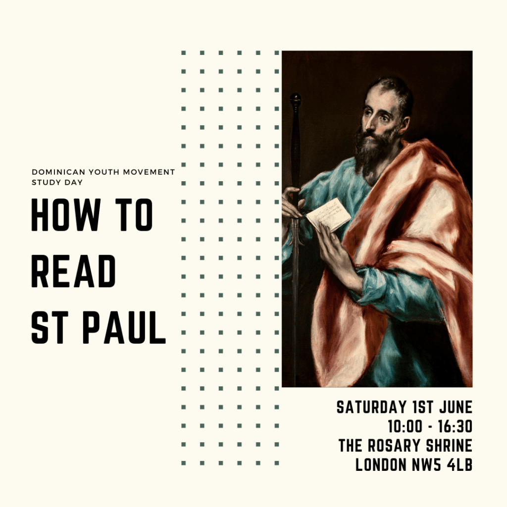 Dym Study Day: How To Read St Paul - The Dominican Friars In Britain